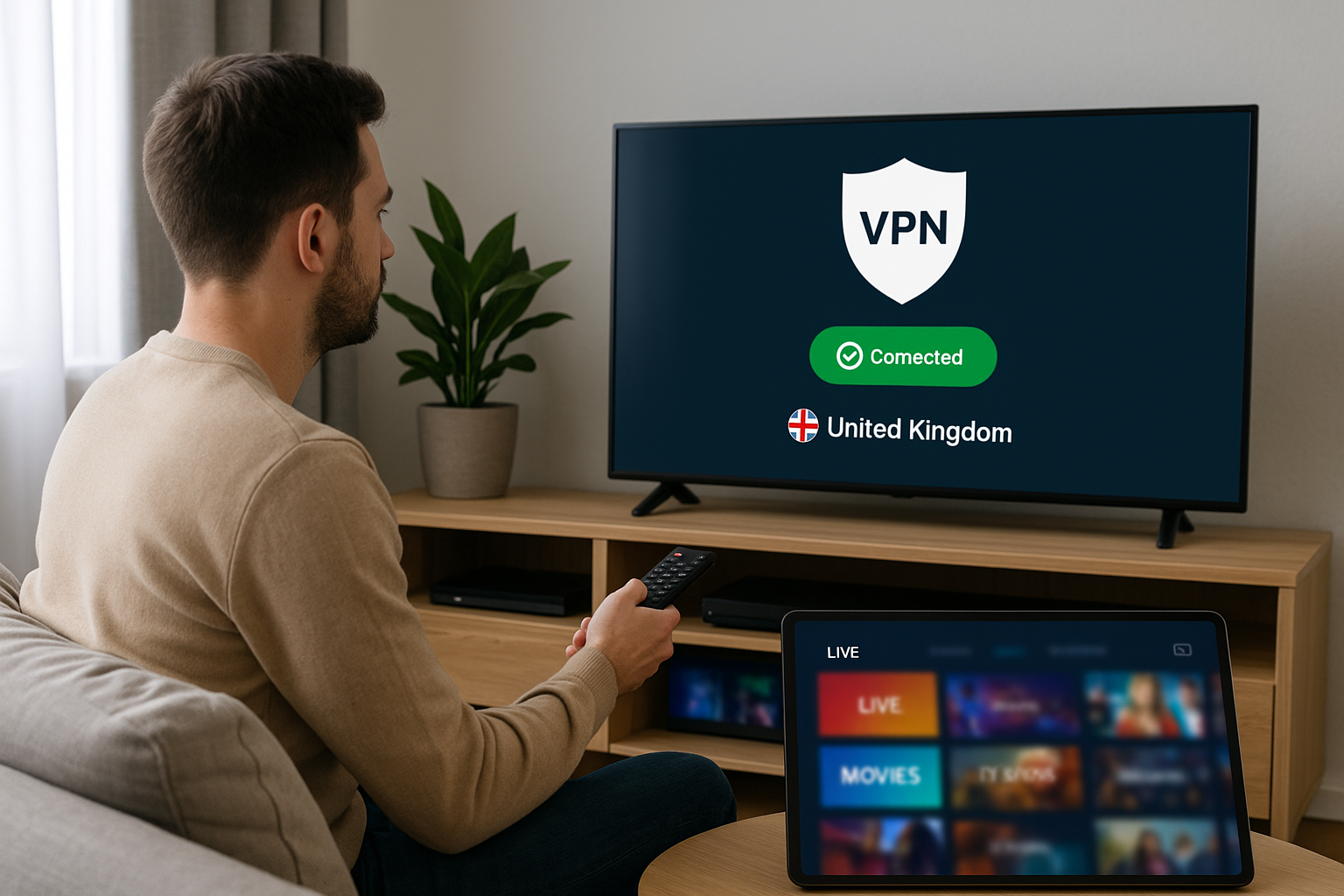 Using VPN to protect IPTV privacy in UK